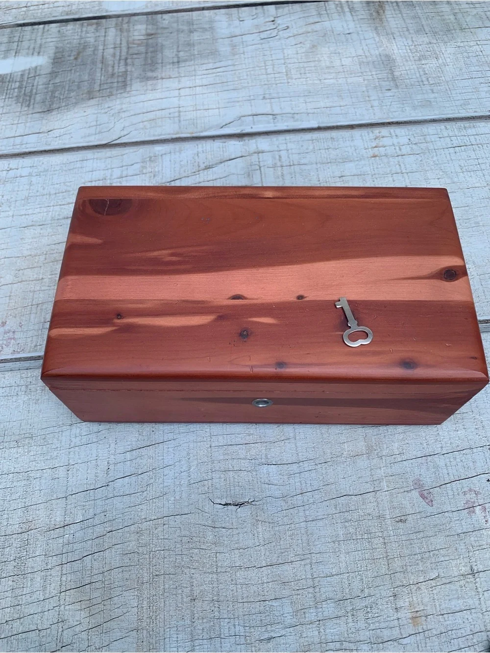Vintage Lane Mini Cedar Chest JCPenney Gift Registry The Perfect Match Box Key